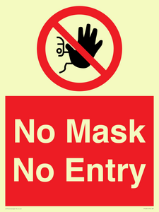 No Mask No Entry